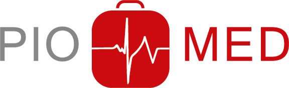 logo firmy PIO-MED świadczącej szkolenia i kursy pierwszej pomocy w Piotrkowie Trybunalskim